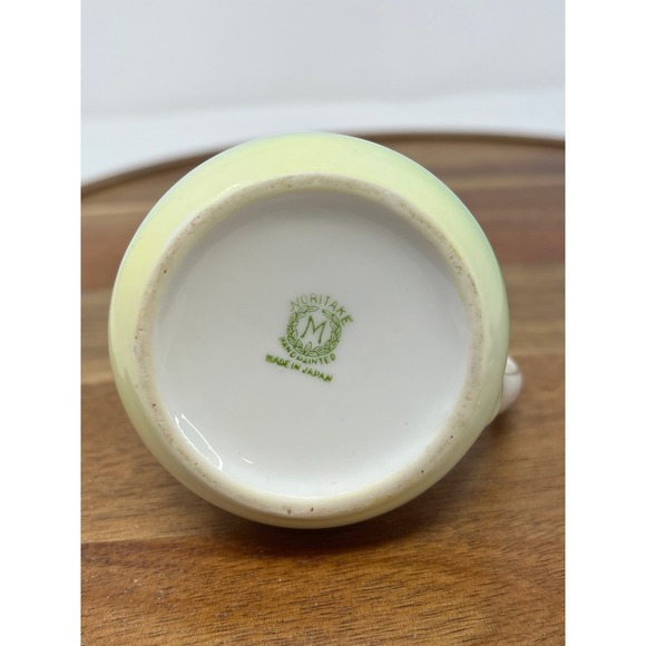 Vintage Hand Painted Sugar Bowl Creamer Set Landscape Scene